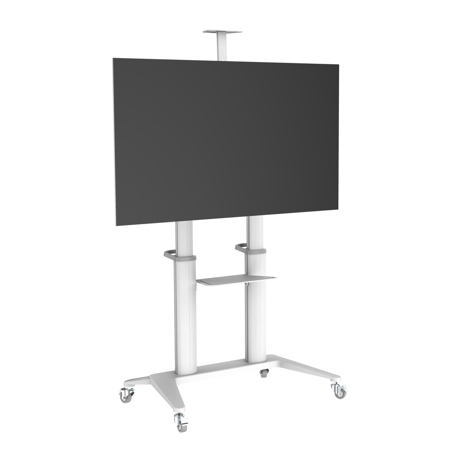 PureMounts Premium TV Cart - Single Display bis 120', weiß