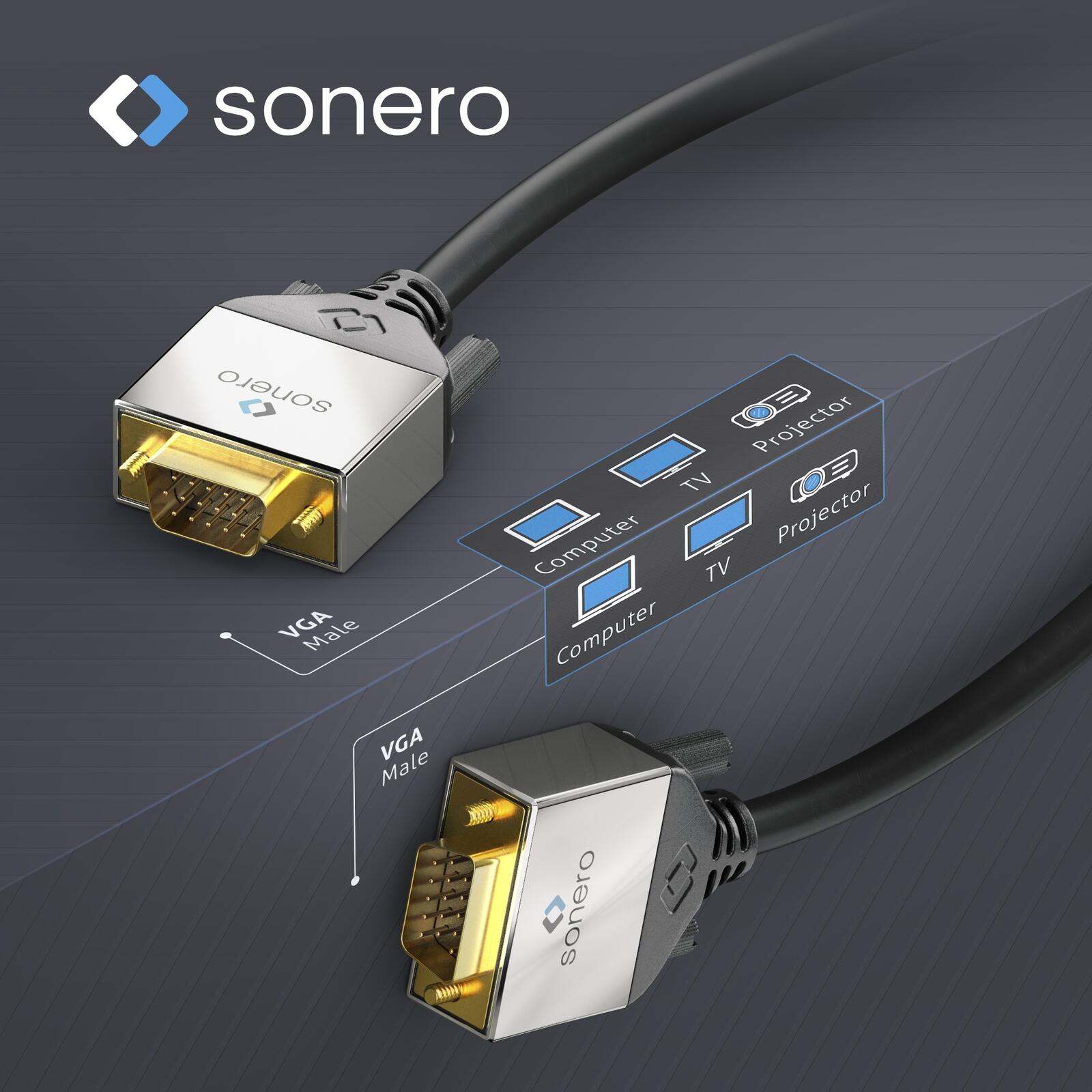 Sonero VGA Kabel 3,0m