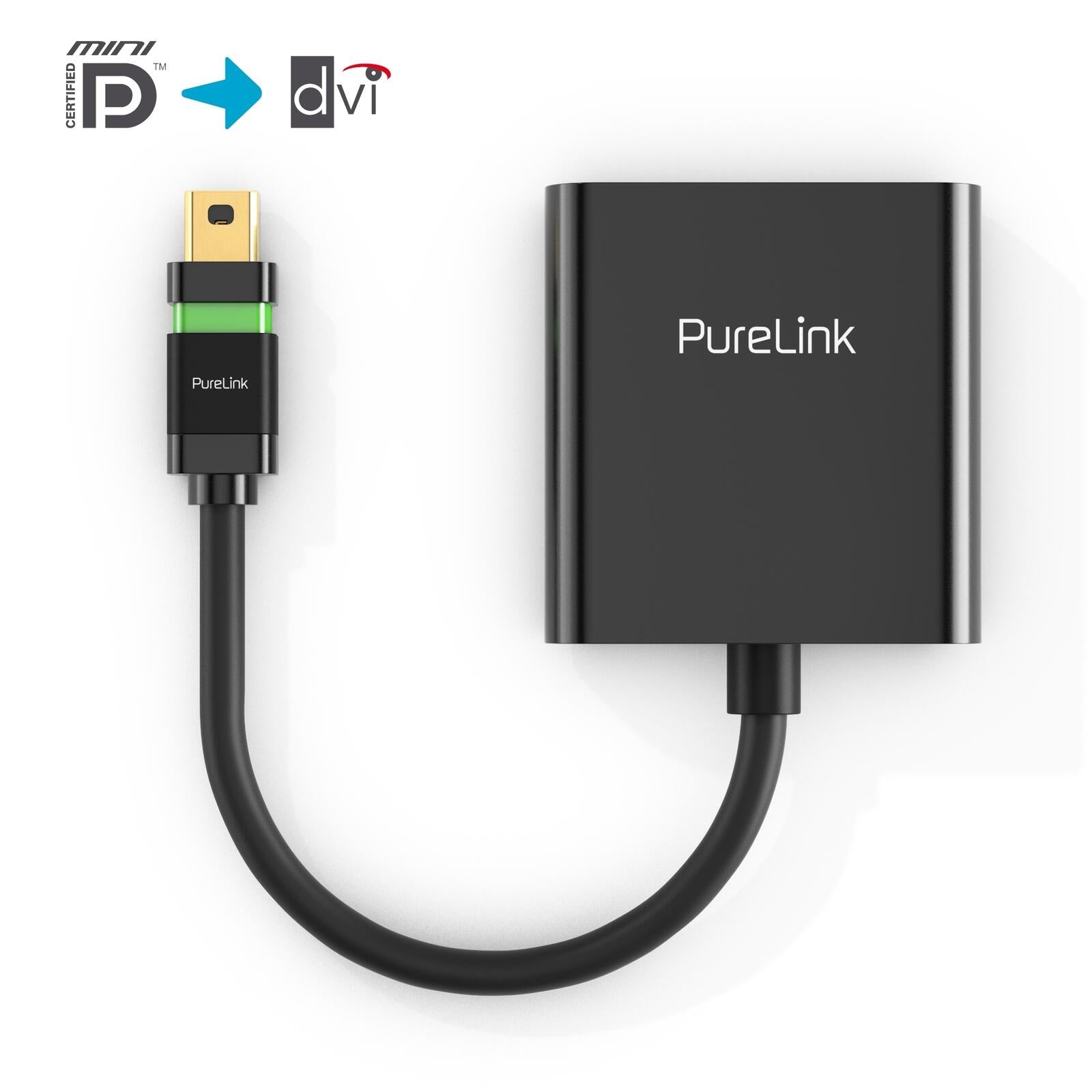 PureLink MiniDP/DVI Adapter - Ultimate Serie - 0,15m - schwarz