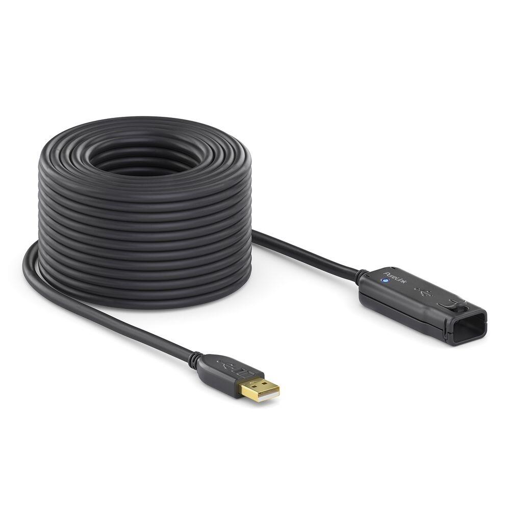PureLink USB 2.0 Aktiv Verlängerung - schwarz - 24,0m