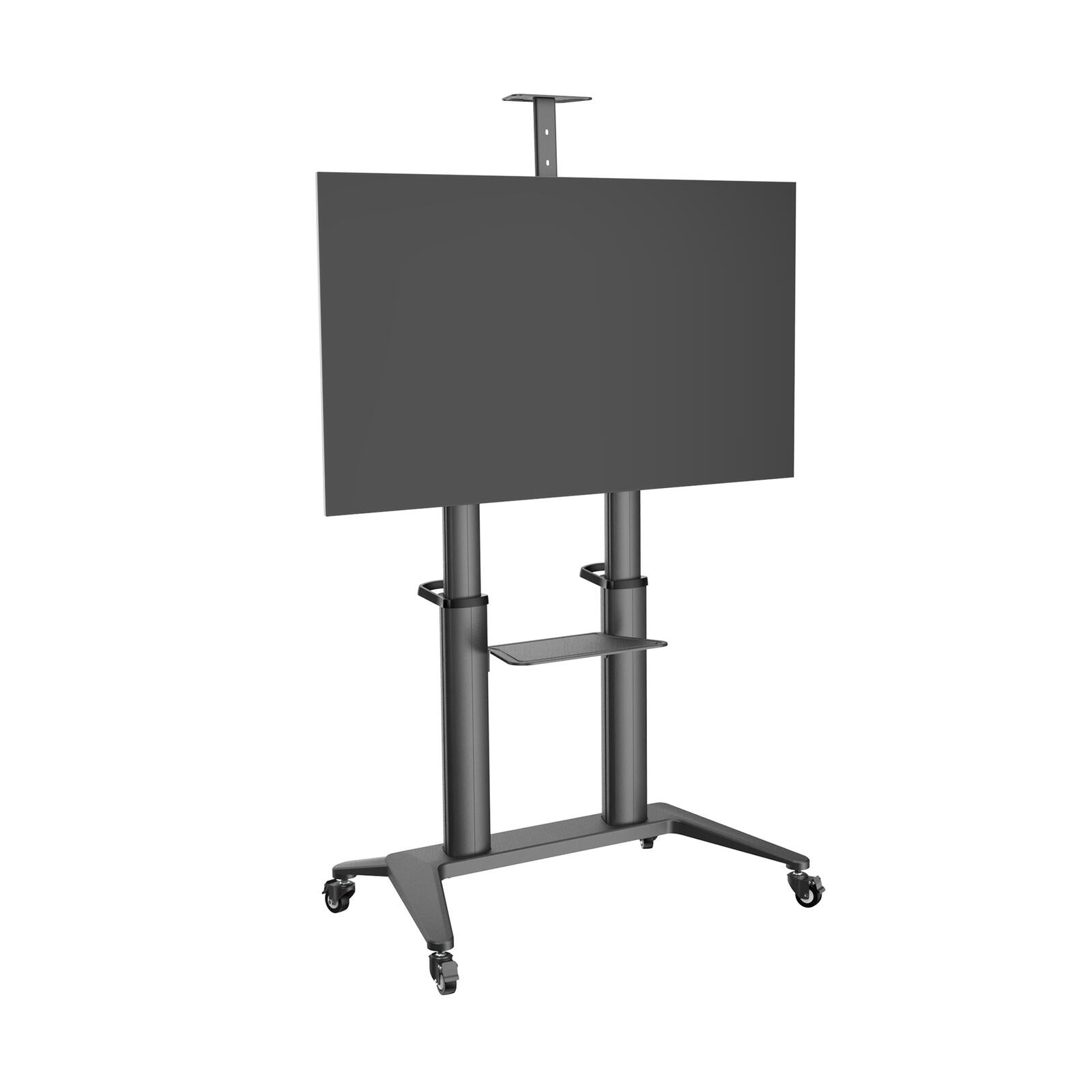 PureMounts Premium TV Cart - Single Display bis 120', schwarz