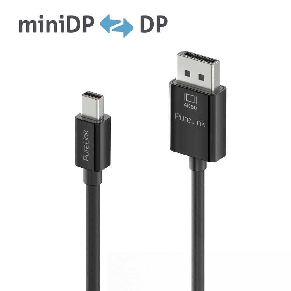 PureLink Mini DisplayPort auf DisplayPort Kabel - 4K60 - iSerie - schwarz - 3,00m