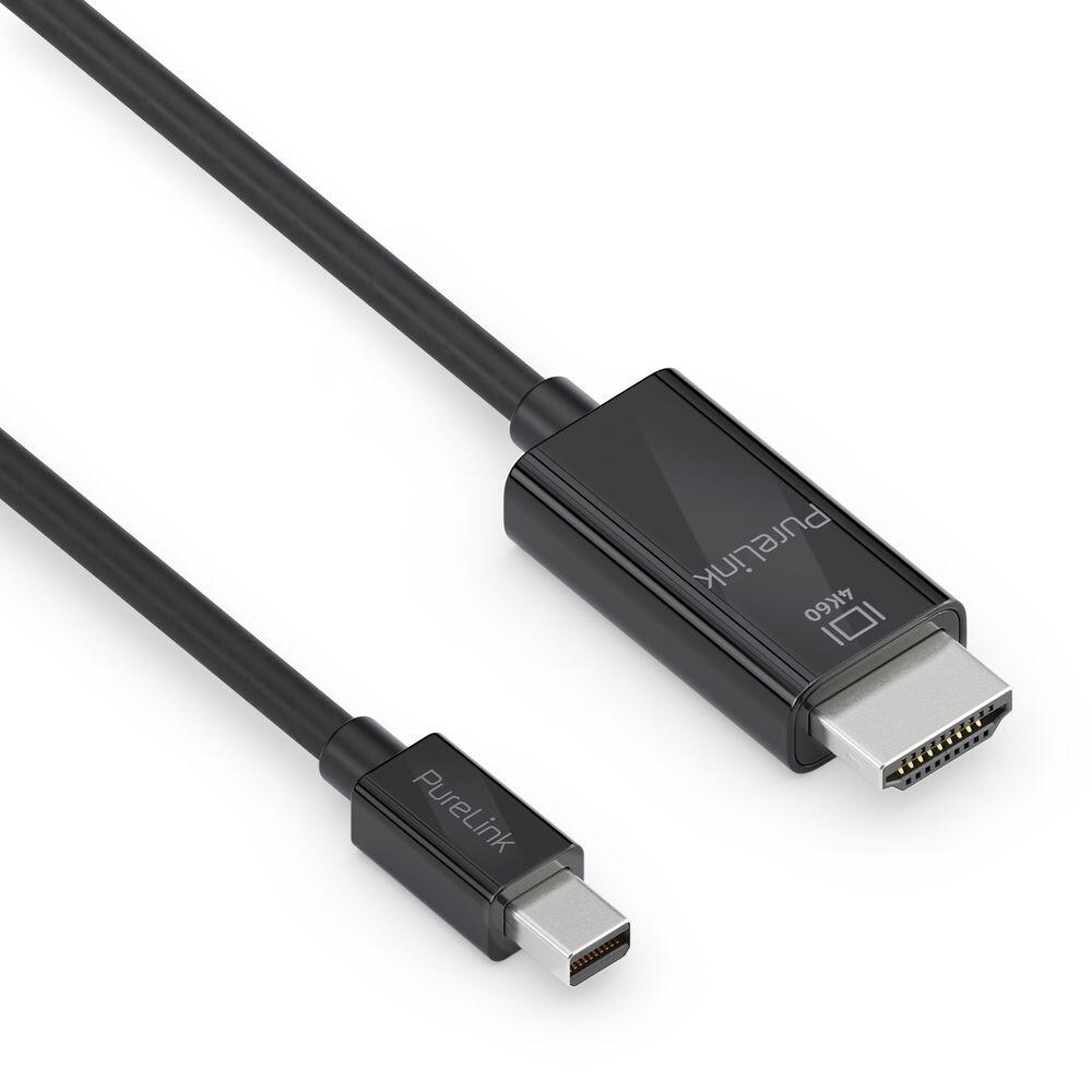 PureLink Mini DisplayPort auf HDMI Kabel - 4K60 - iSerie - schwarz - 1,50m