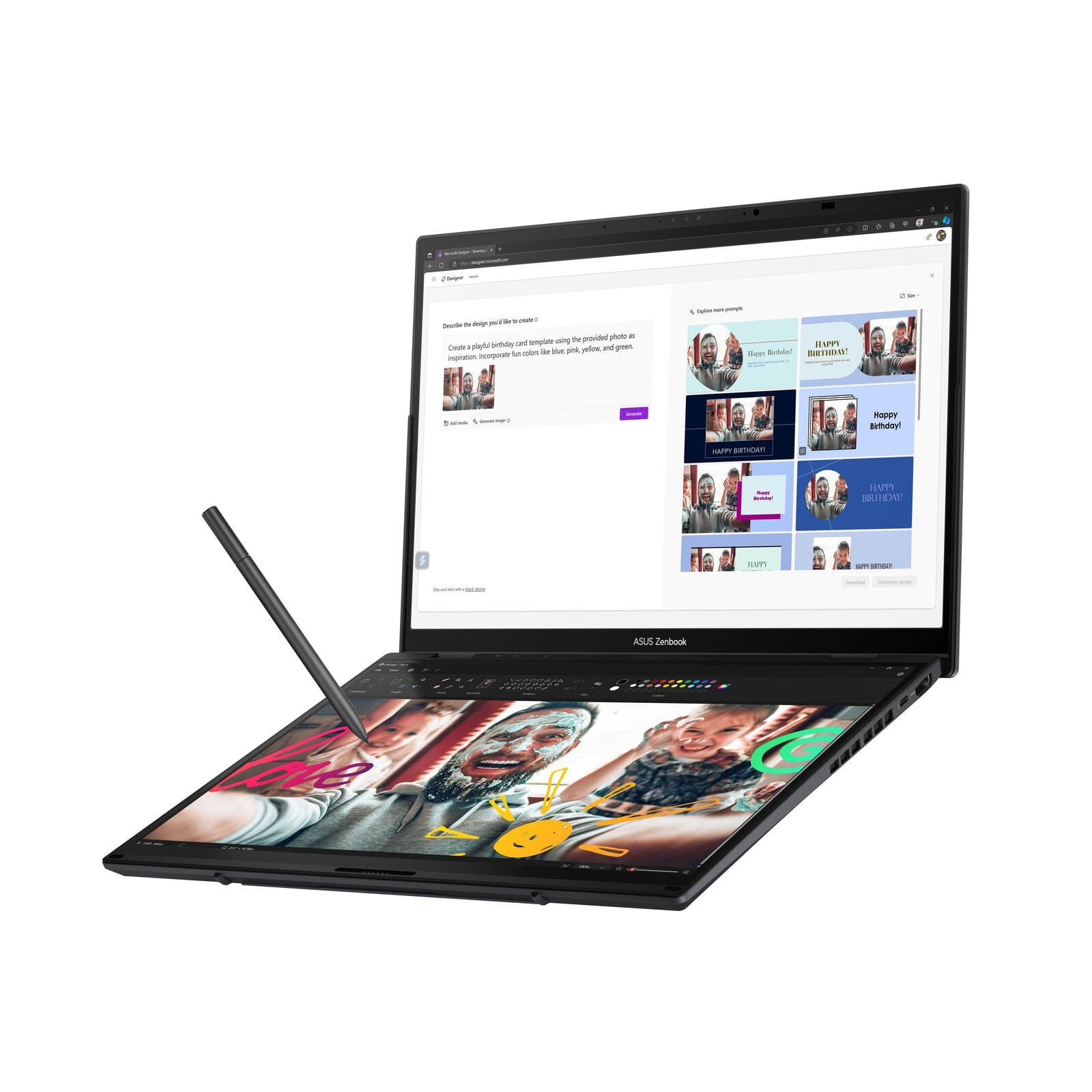 ASUS Zenbook Duo UX8406CA-PZ068X Notebook Intel Core Ultra 9 285H, 35,6 cm (14')