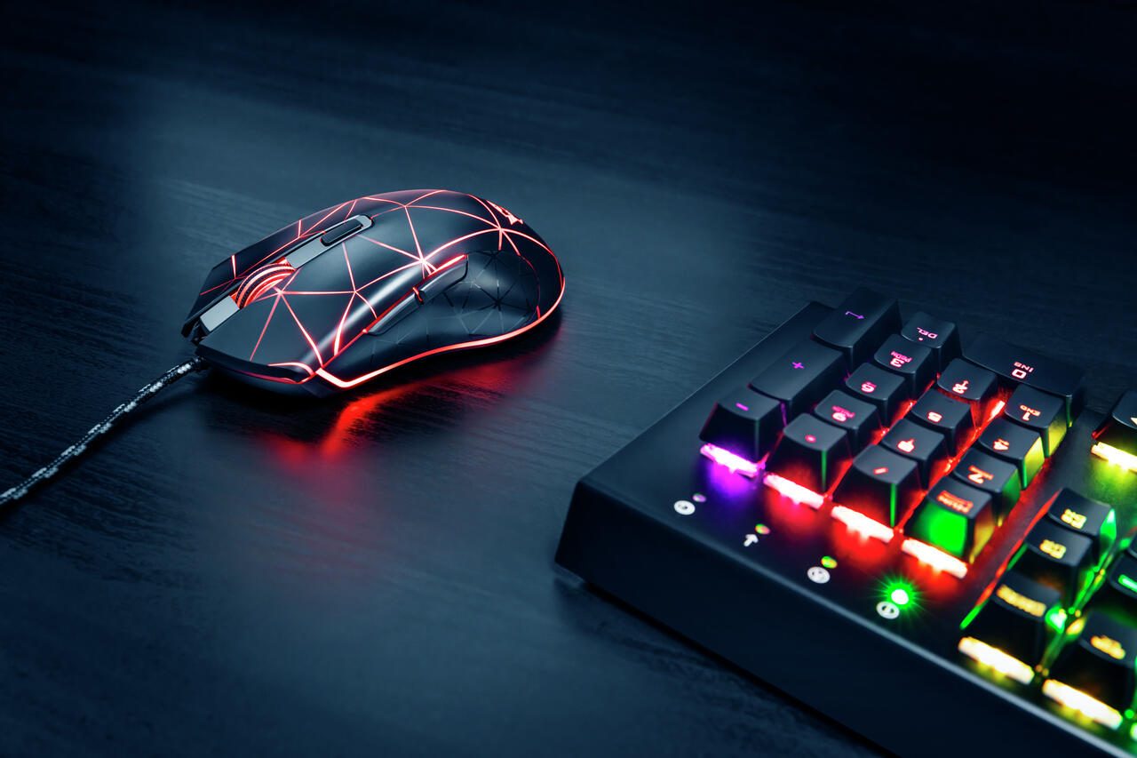 Trust Gaming GXT 133 Locx Gaming-Maus - Schwarz