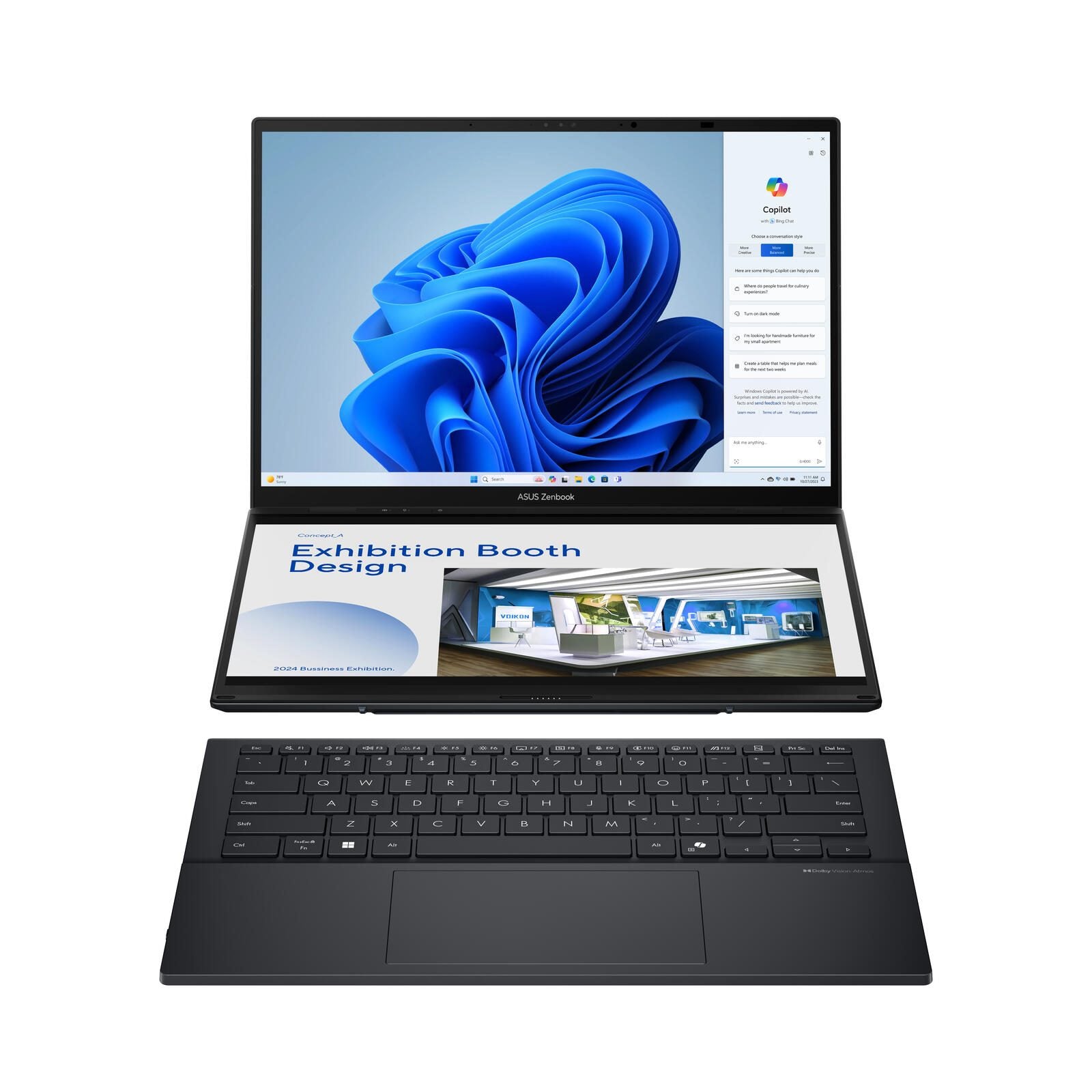ASUS Zenbook Duo UX8406CA-PZ068X Notebook Intel Core Ultra 9 285H, 35,6 cm (14')