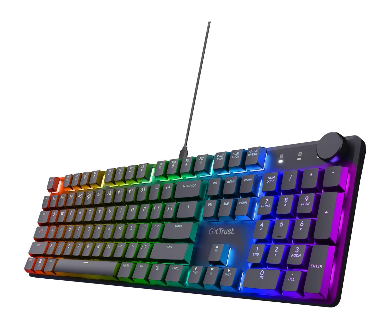 Trust GXT 866 Torix Mechanische Premium Gaming-Tastatur, DE Layout