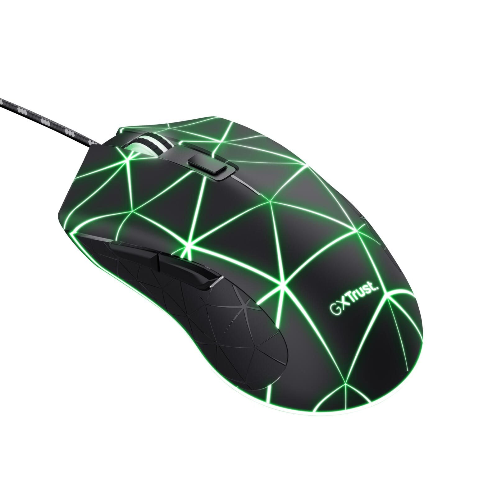 Trust Gaming GXT 133 Locx Gaming-Maus - Schwarz