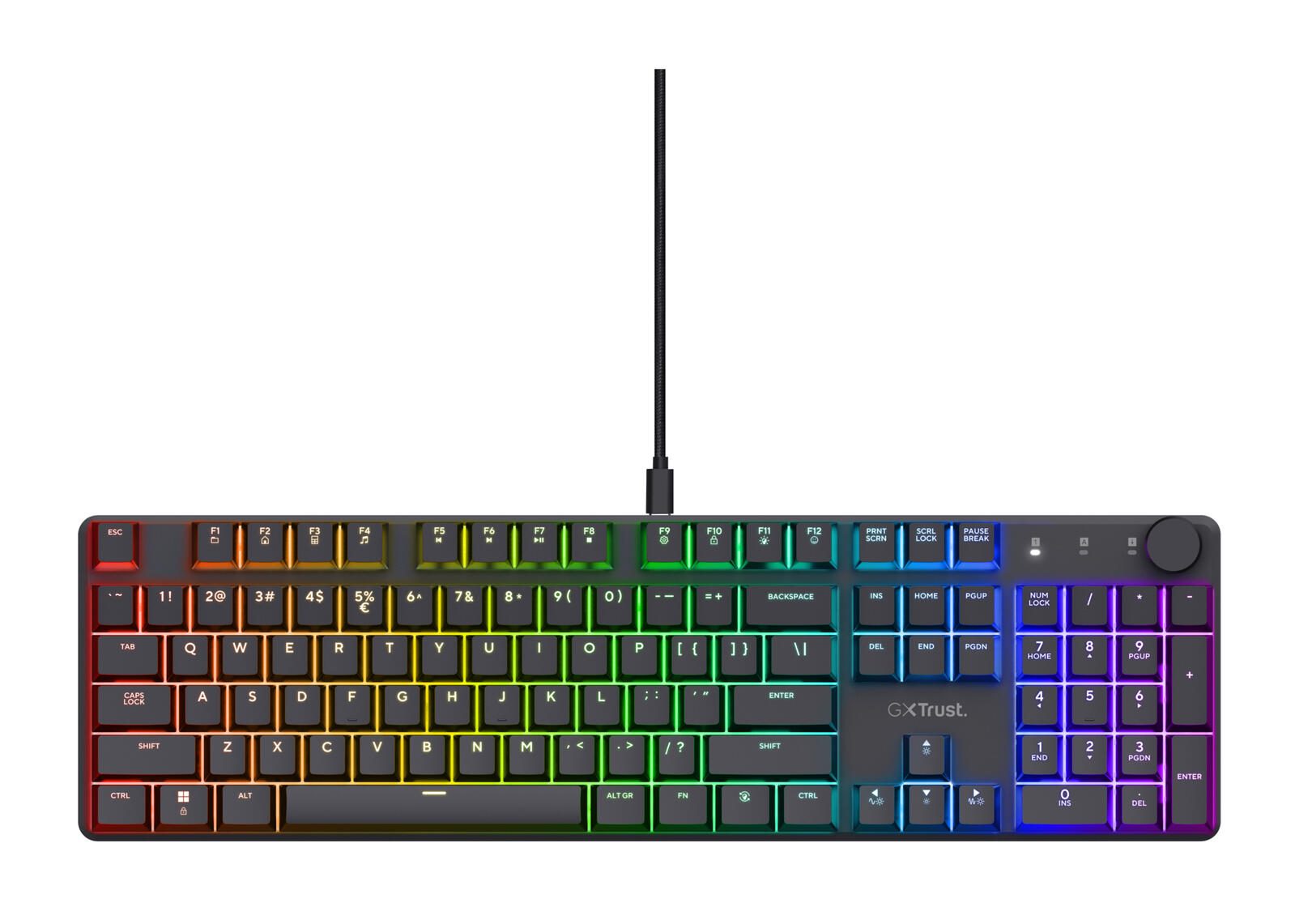 Trust GXT 866 Torix Mechanische Premium Gaming-Tastatur, DE Layout