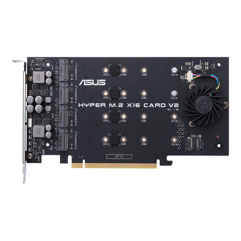 ASUS HYPER M.2 X16 CARD V2 Schnittstellenadapter