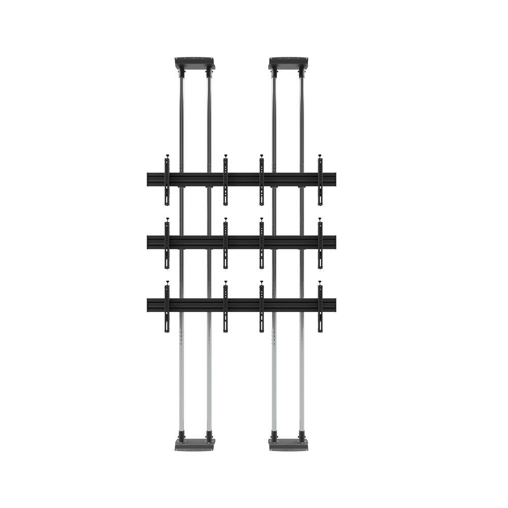 edbak Video Wall Bolt Down Floor-to-Ceiling Mount, modular 2x3, für 42-47' Bildschirme, Querformat