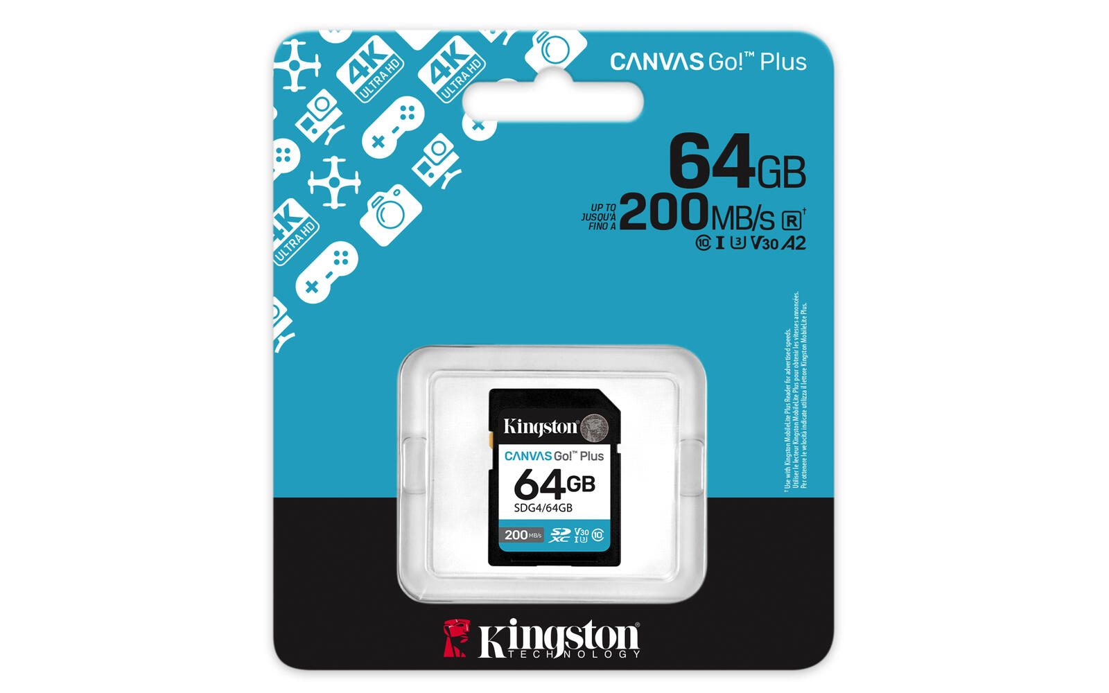 Kingston Canvas Go Plus SDXC - 64 GB