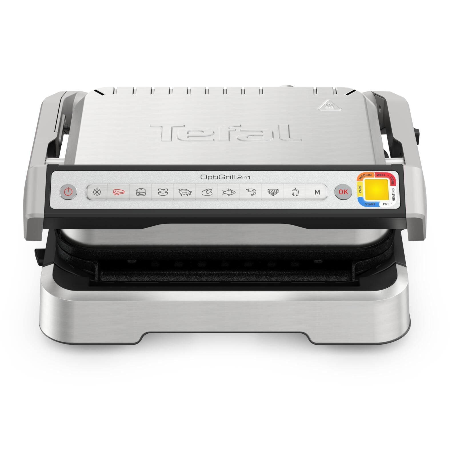 Tefal OptiGrill 2in1 GC773D Kontaktgrill inkl. Grillzange
