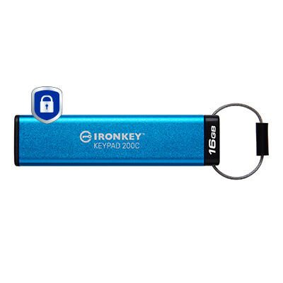Kingston IronKey Keypad 200C - USB-Stick - 16 GB