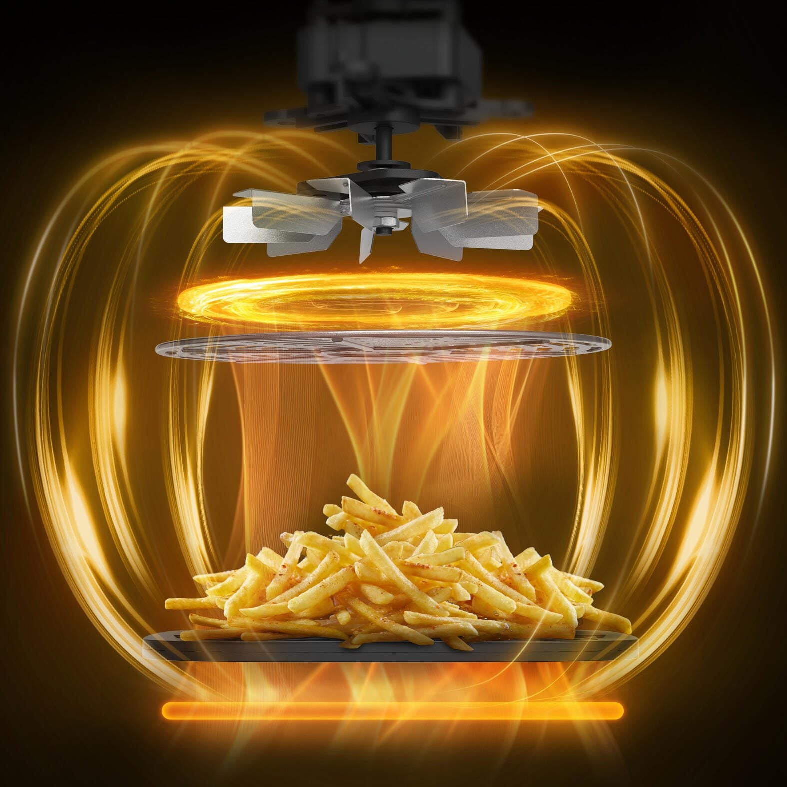 Tefal Easy Fry XL Surface FW402HE0 Heißluftfritteuse Schwarz, Grau