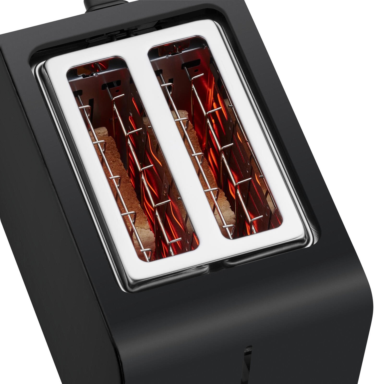 WMF Stelio 2 Scheiben Toaster, Schwarz