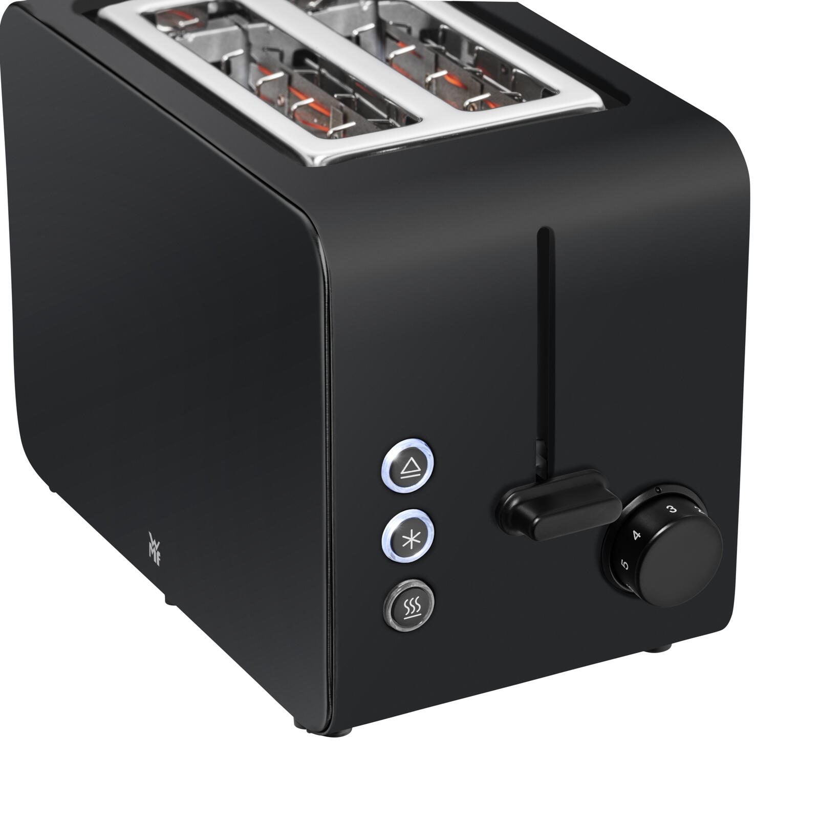 WMF Stelio 2 Scheiben Toaster, Schwarz