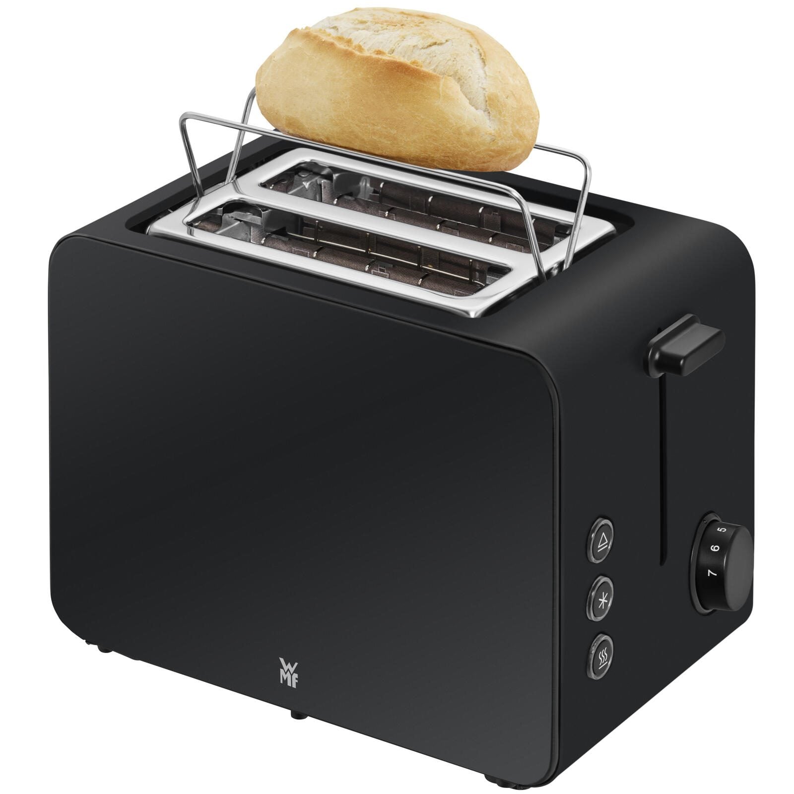 WMF Stelio 2 Scheiben Toaster, Schwarz