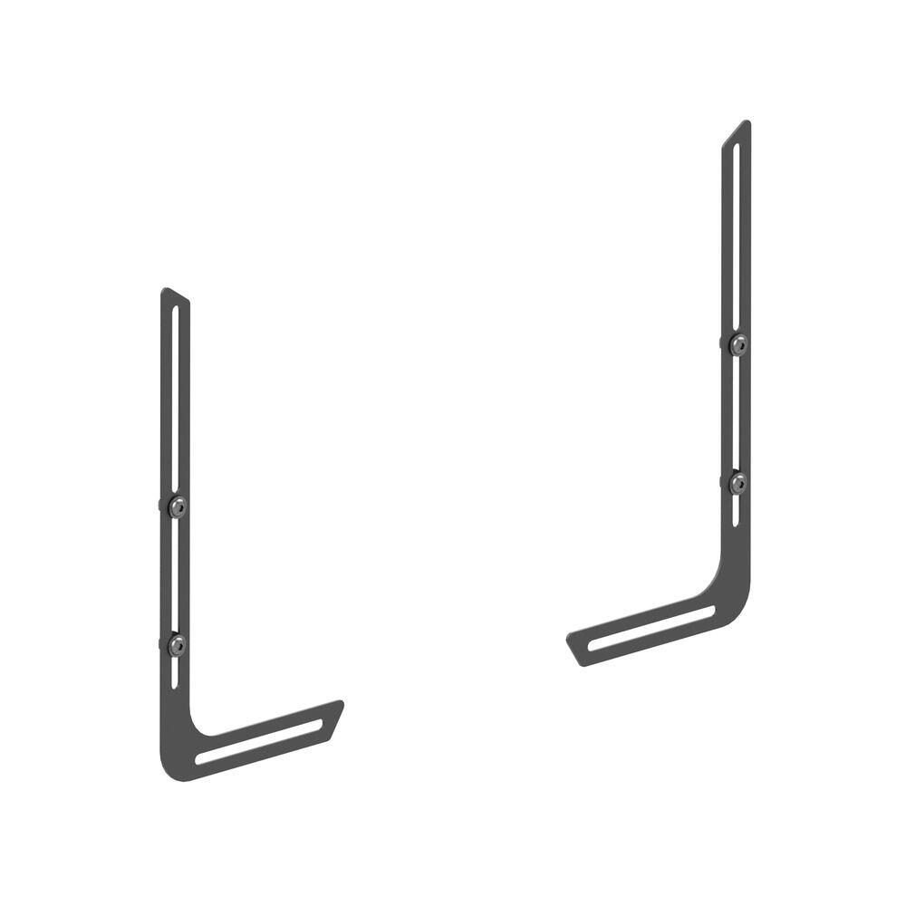 edbak Metallablage für Soundbar-Installation für LWB/PWB/TWB-Serie, schwarz