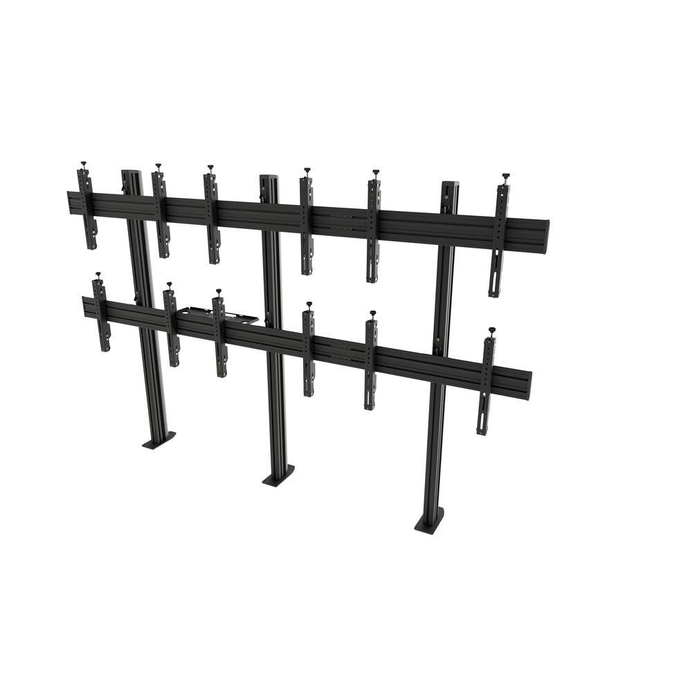 edbak Video Wall Bolt Down Stand, modular 3x2, für 42-47' Bildschirme, Querformat