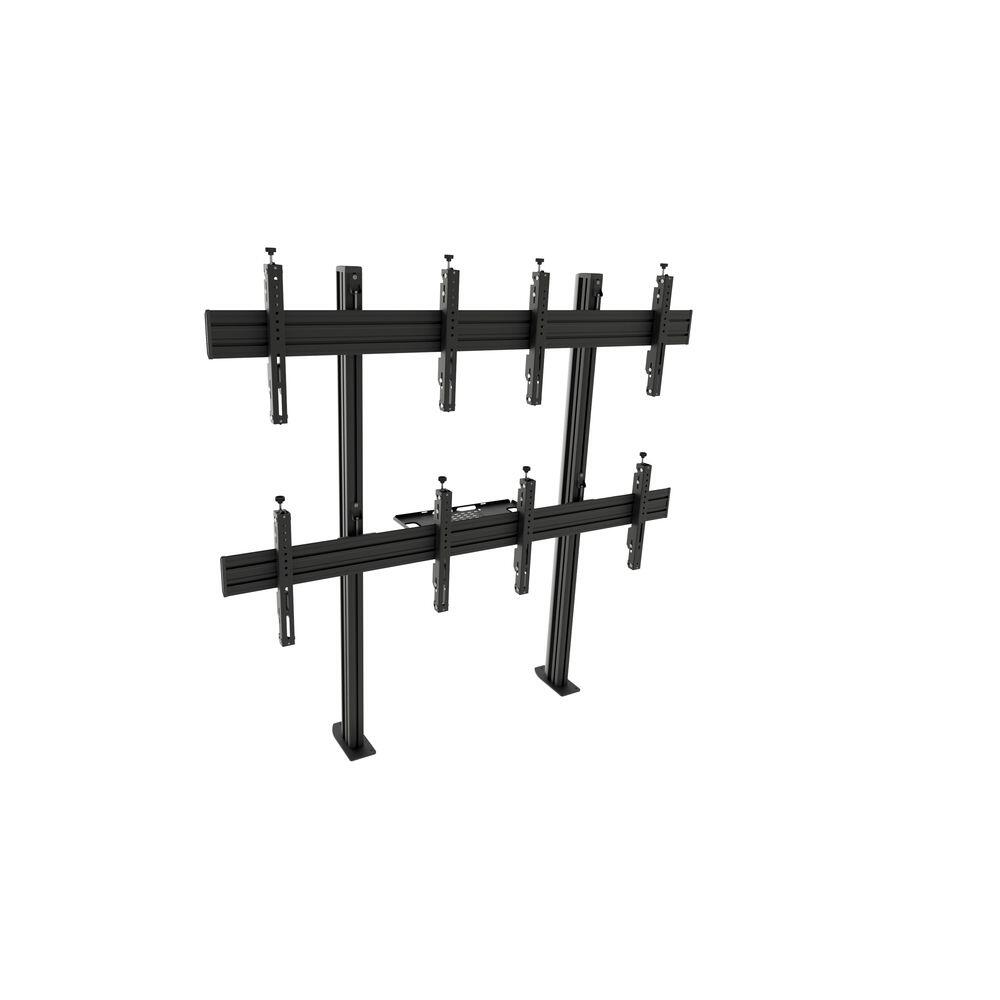 edbak Video Wall Bolt Down Stand, modular 2x2, für 42-47' Bildschirme, Querformat