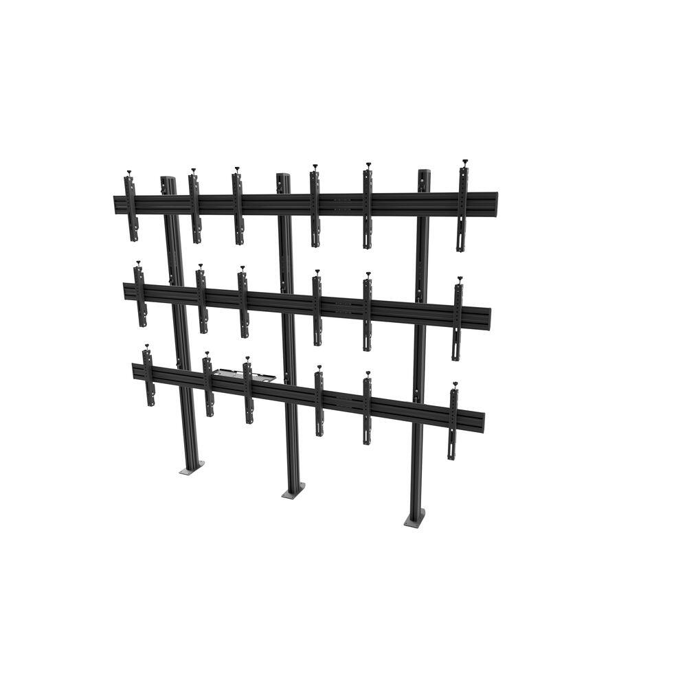 edbak Video Wall Bolt Down Stand, modular 3x3, für 42-47' Bildschirme, Querformat