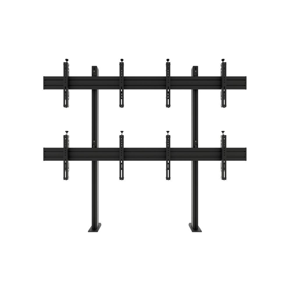edbak Video Wall Bolt Down Stand, modular 2x2, für 42-47' Bildschirme, Querformat