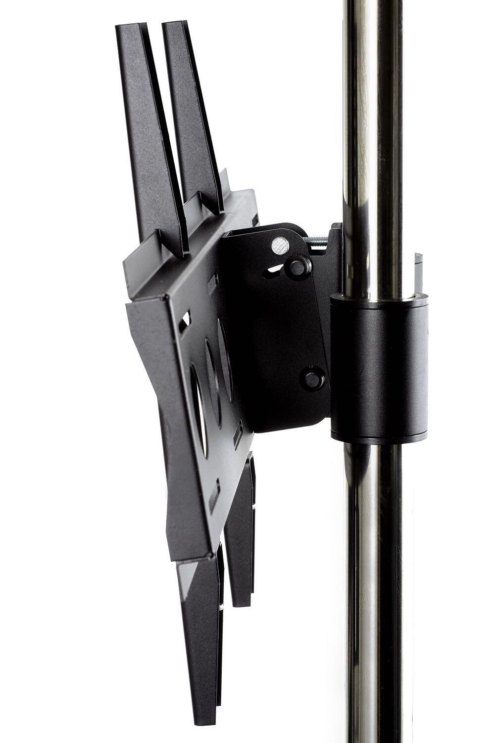 edbak Flachbildschirm-Trolley für zwei 42-65' Bildschirme, vertikale Position