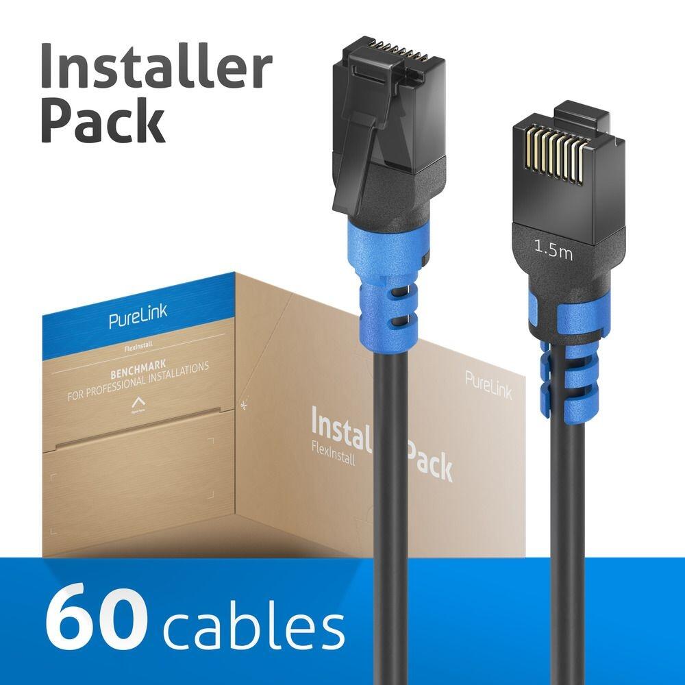 PureLink FlexInstall Patchkabel Cat.6A UTP 1.50m - Installer Pack 60 Stk.