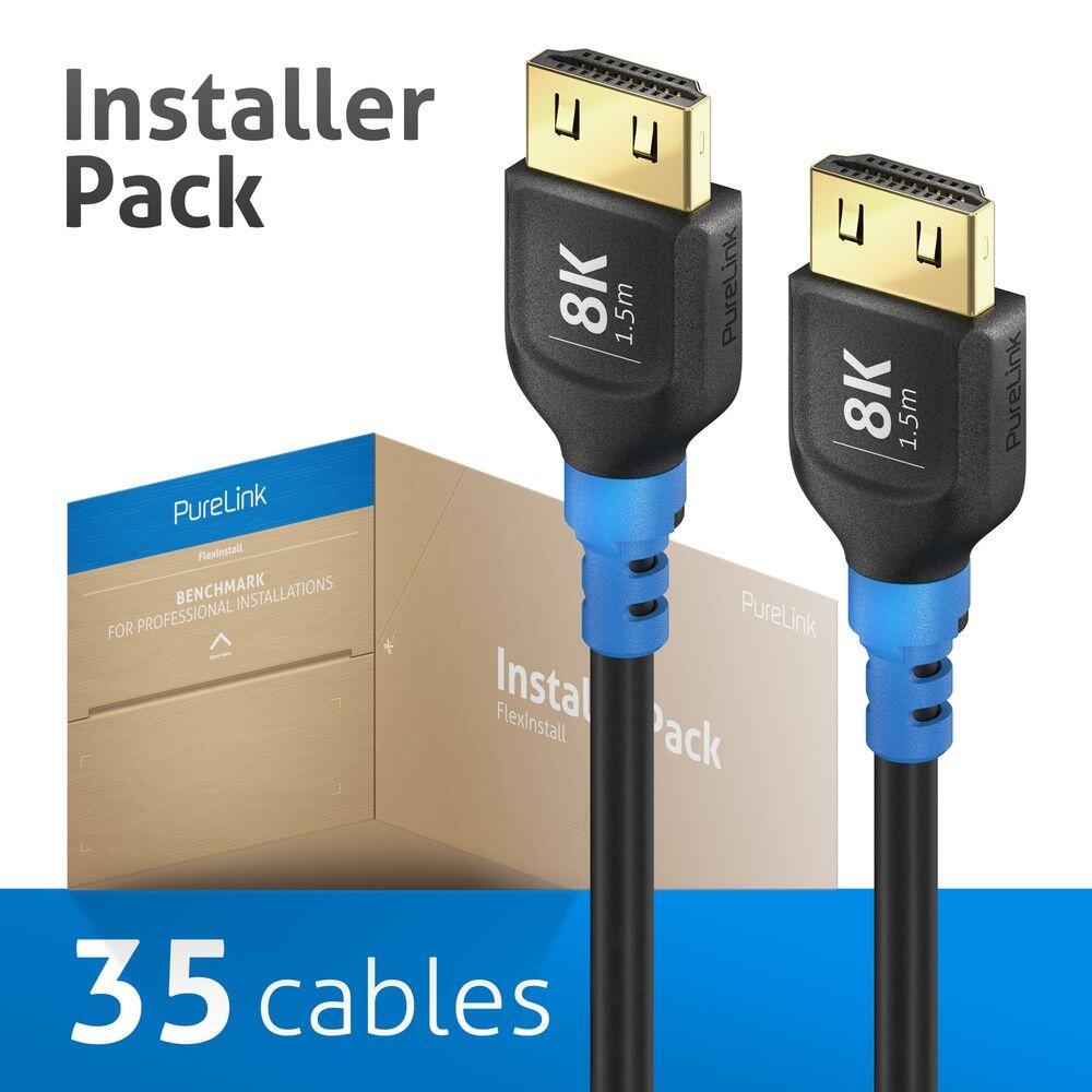 PureLink FlexInstall HDMI Kabel 8K, 1.50m - Installer Pack 35 Stk.