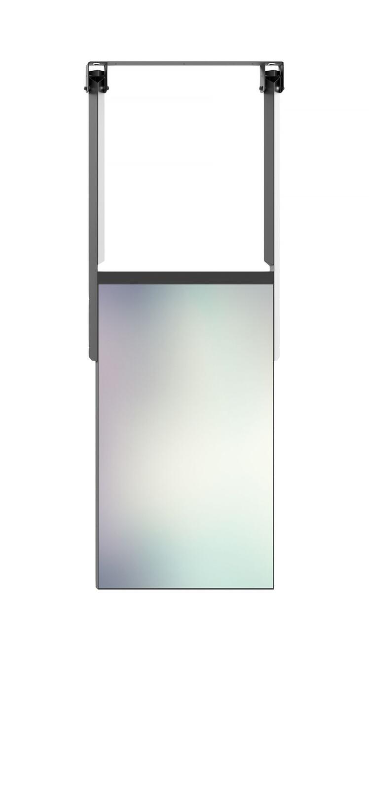 edbak Schaufenster-Display Deckenhalterung für LG 49UH5F-H Bildschirm
