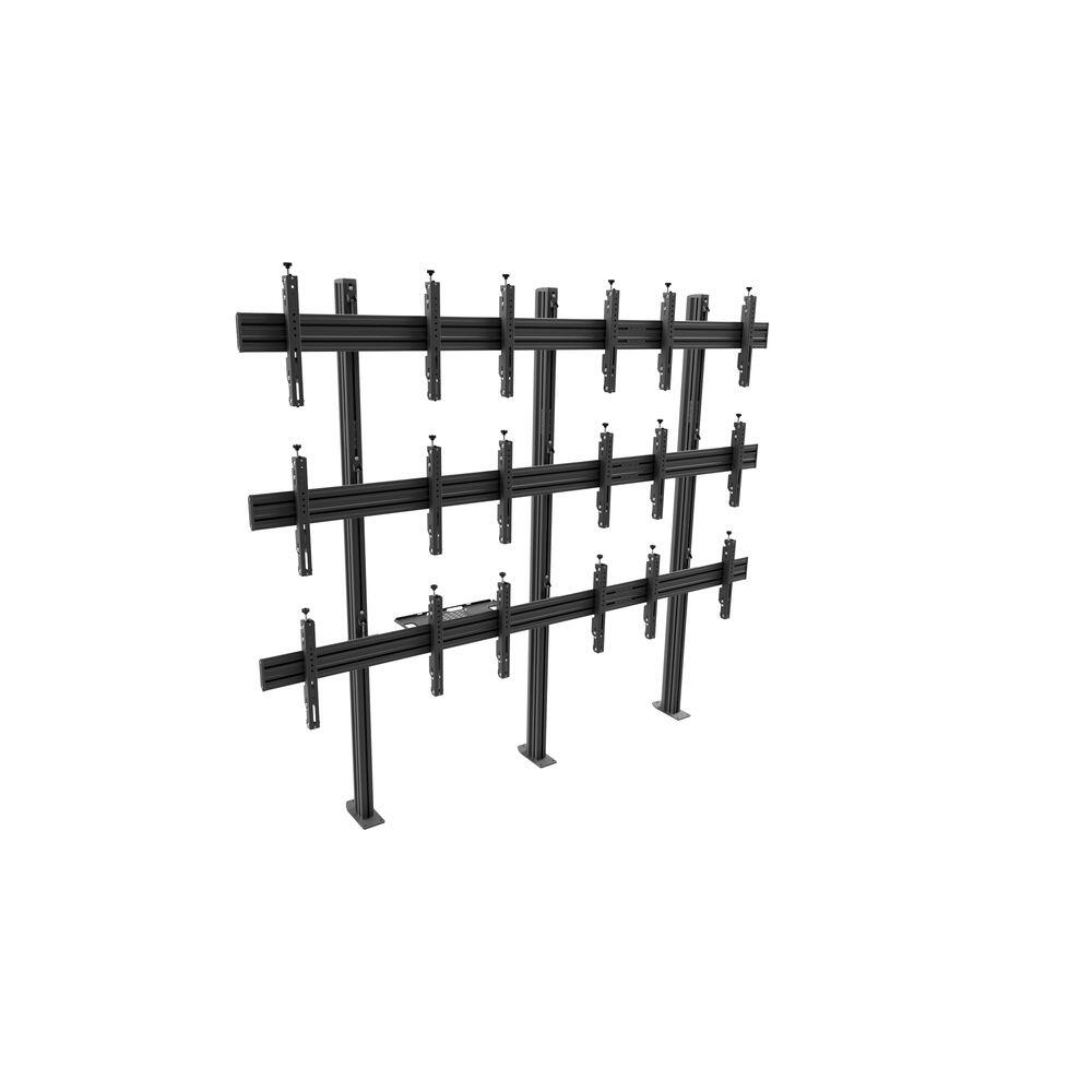 edbak Video Wall Bolt Down Stand, modular 3x3, für 42-47' Bildschirme, Querformat
