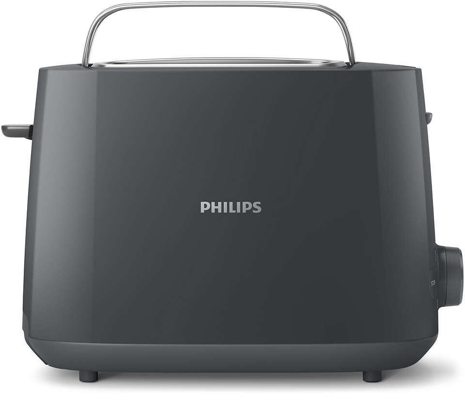 Philips Daily Collection HD2581 - Toaster - Dunkelgrau
