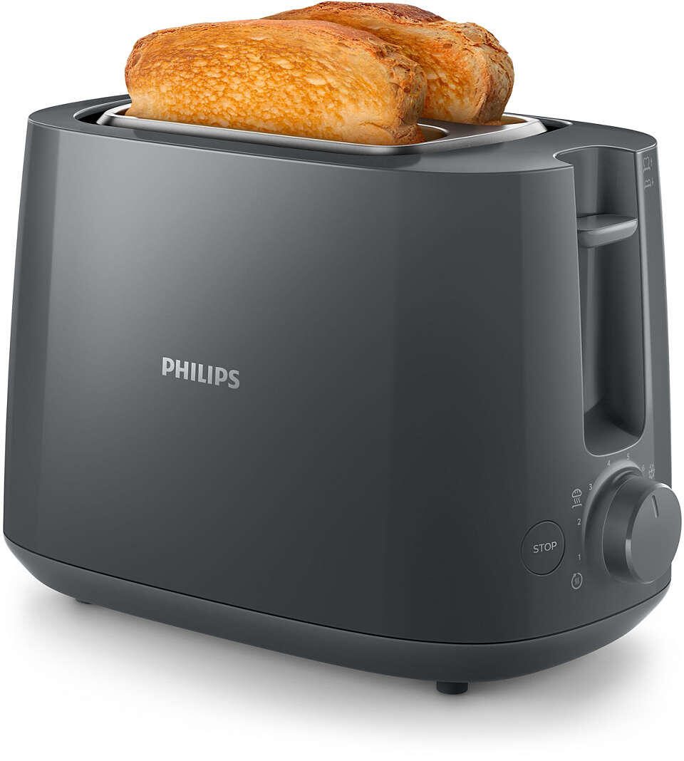 Philips Daily Collection HD2581 - Toaster - Dunkelgrau