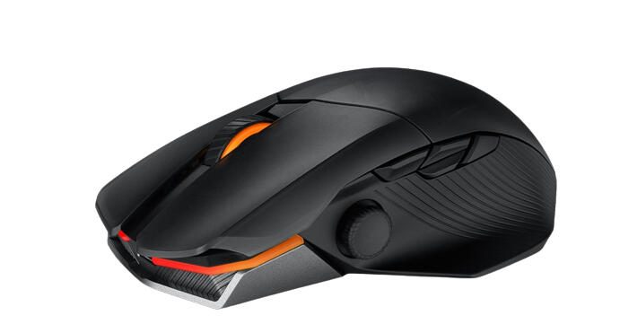 ASUS ROG Chakram X Origin kabellose RGB Gaming Maus (optischer ROG AimPoint-Sensor, 36.000 dpi, Polling-Rate 8000 Hz, RF