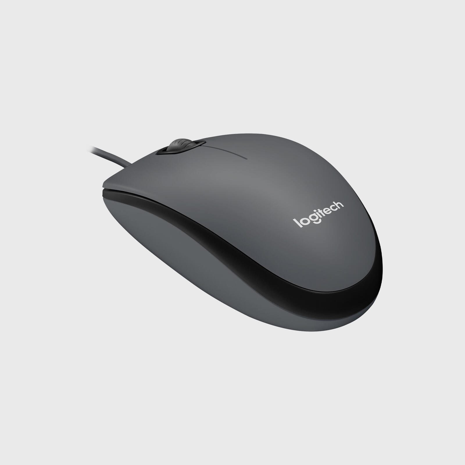 Logitech M100 Schwarz, kabelgebunden
