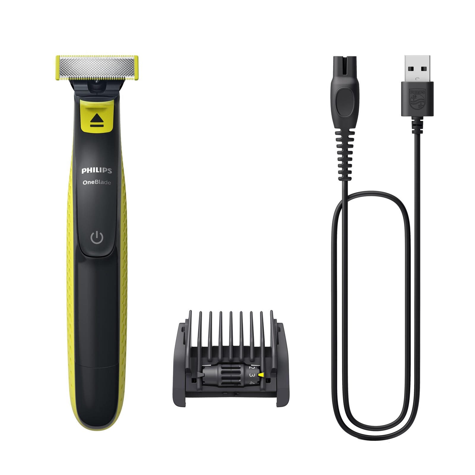 Philips OneBlade QP2724 - Trimmer - Lime Green/Charcoal Black