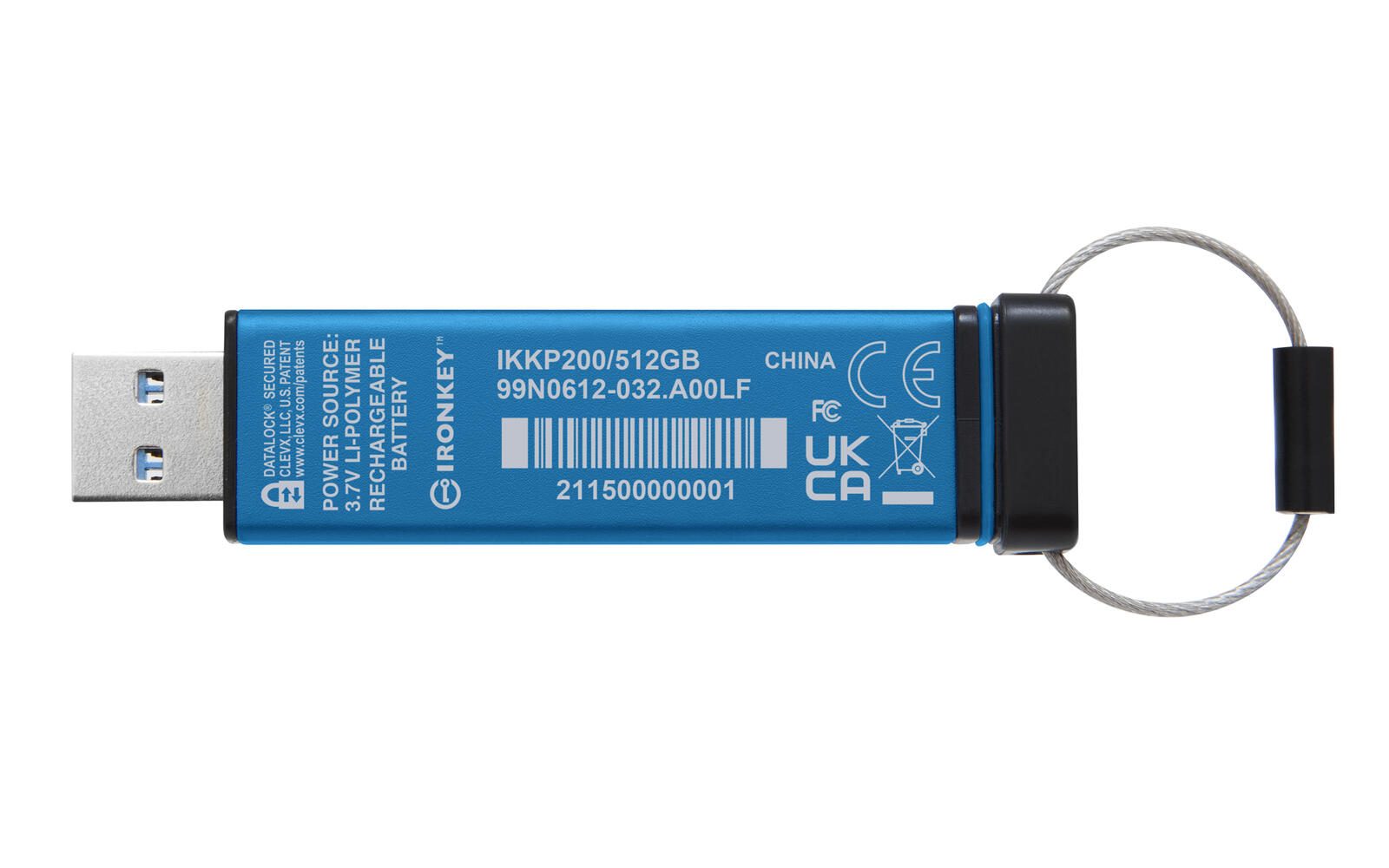 Kingston IronKey Keypad 200 - USB-Stick - 512 GB