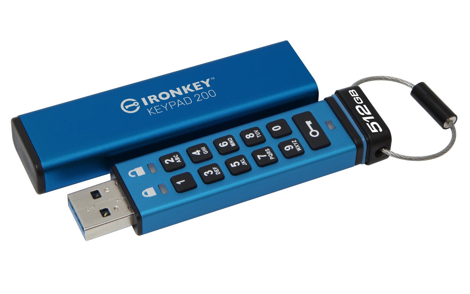 Kingston IronKey Keypad 200 - USB-Stick - 512 GB