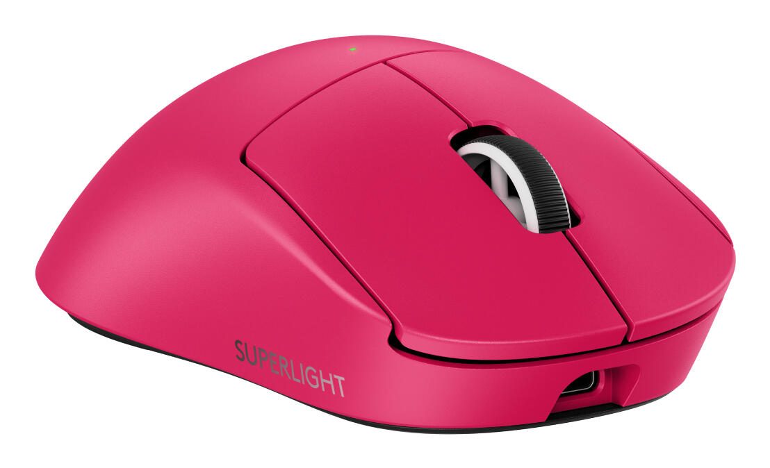 Logitech G PRO X SUPERLIGHT 2 DEX kabellose, kabelgebundene Gaming Maus, pink