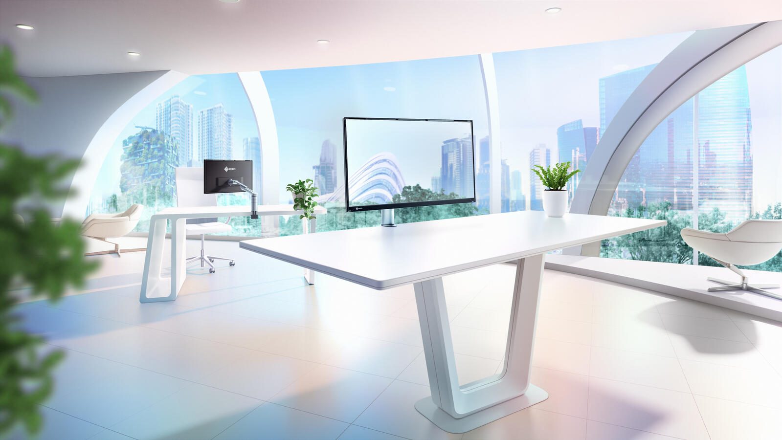 EIZO FlexScan FLT Full HD LED-Monitor mit Arm 60,5 cm (23.8')