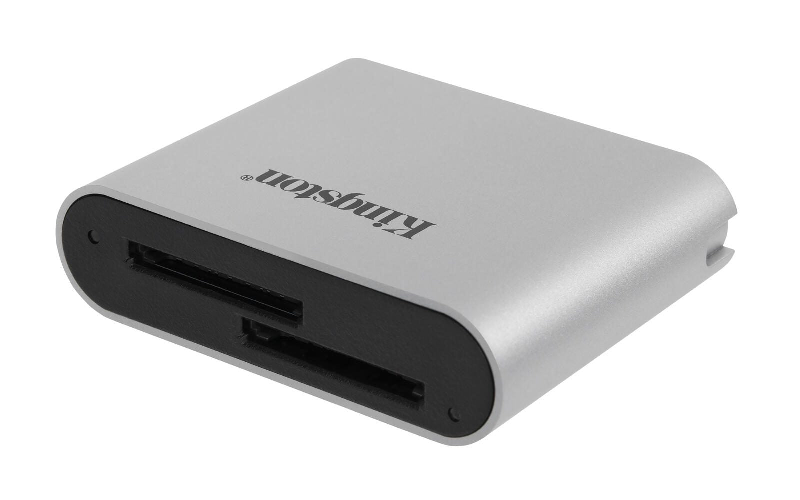 Kingston Workflow - Kartenleser - USB-C 3.2 Gen 1 - mit 2 Steckplätzen