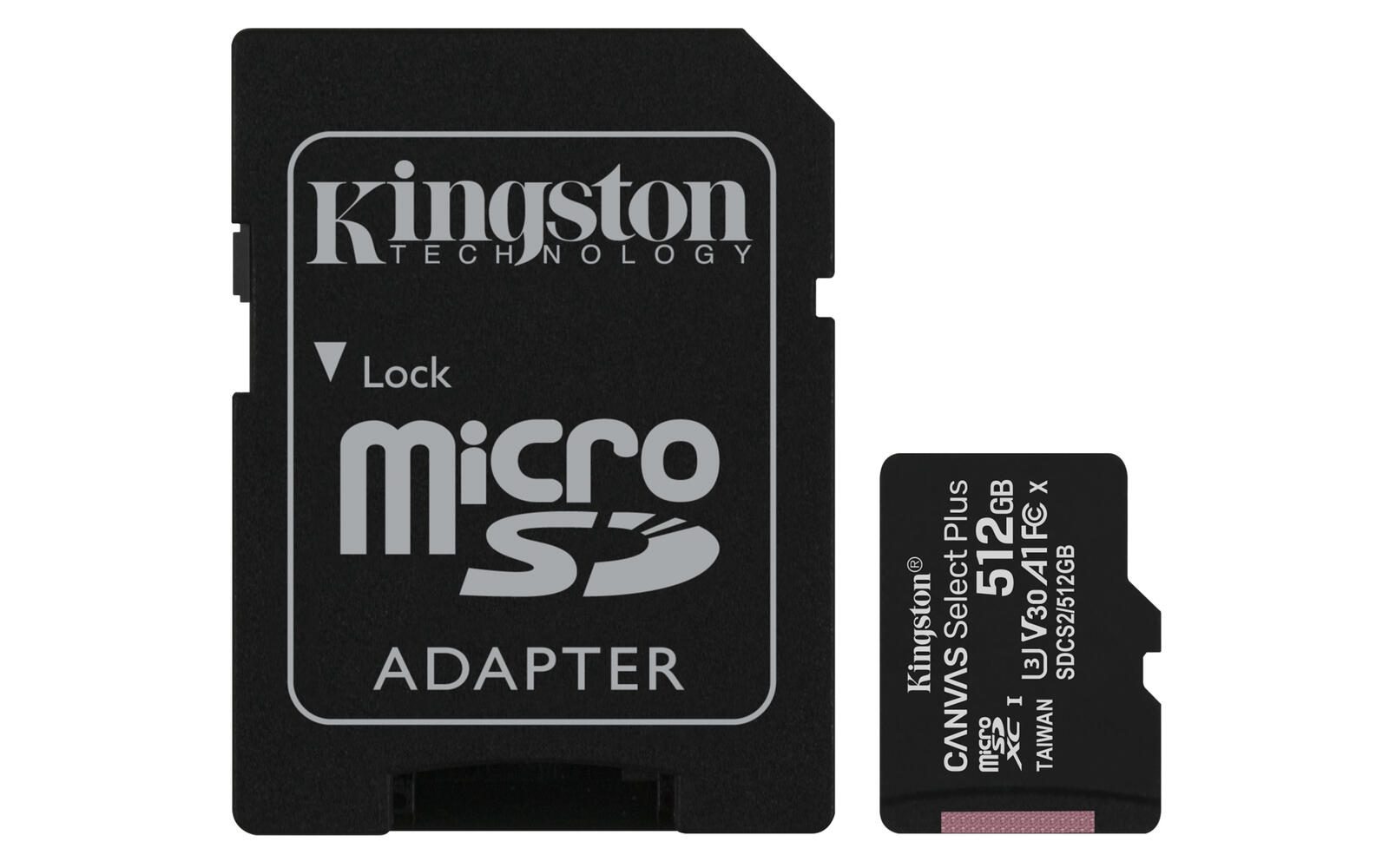 Kingston Canvas Select Plus - micSDXC 512 GB Kit