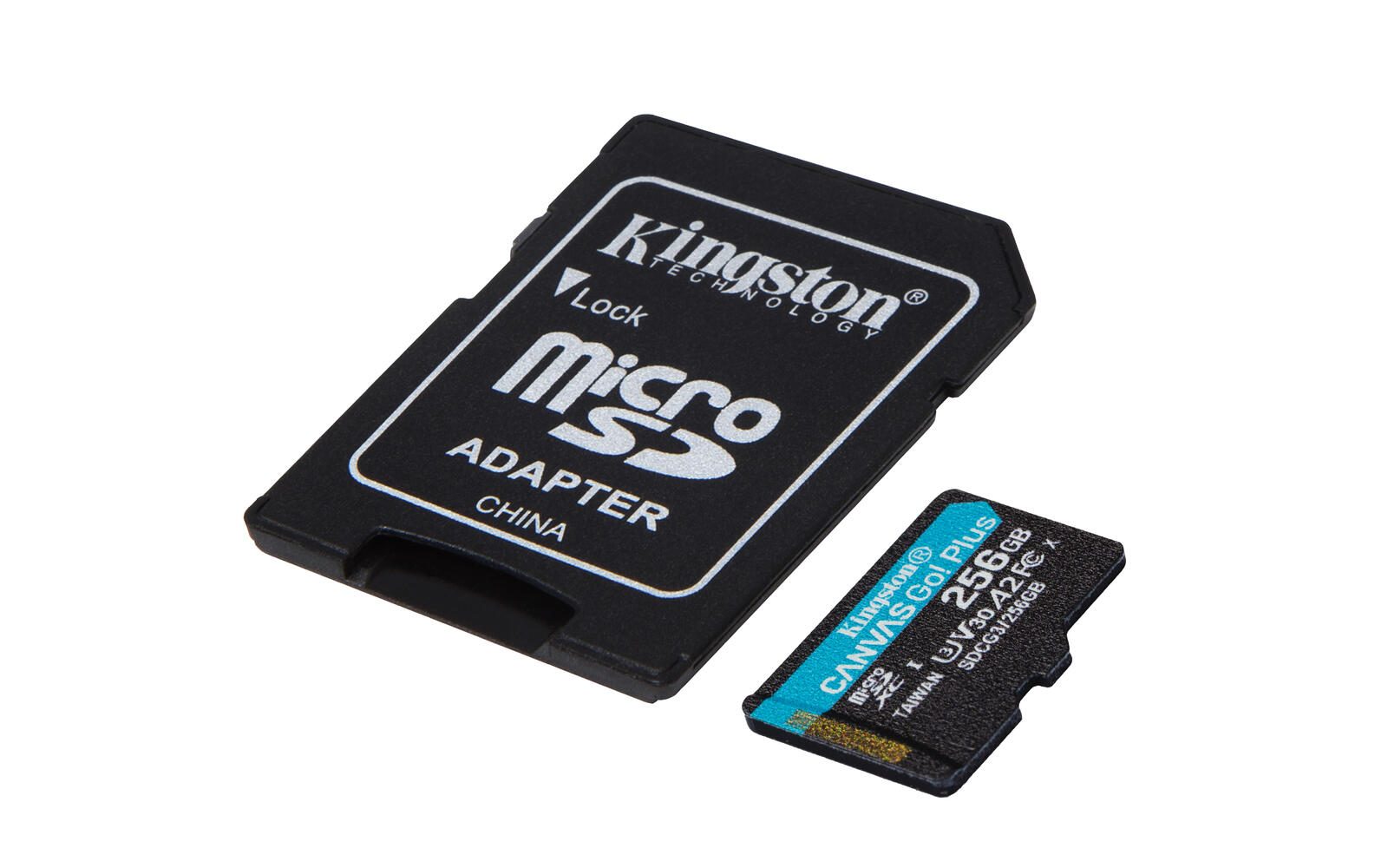 Kingston Canvas Go Plus Speicherkarte 256 GB, mit Adapter