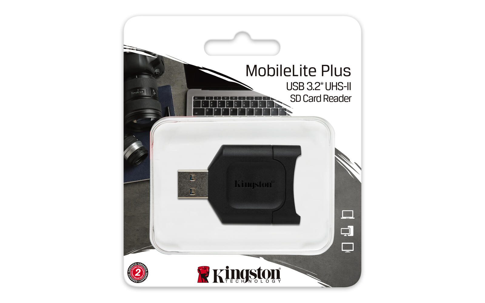 Kingston MobileLite Plus SD Kartenleser - USB 3.2 Gen 1