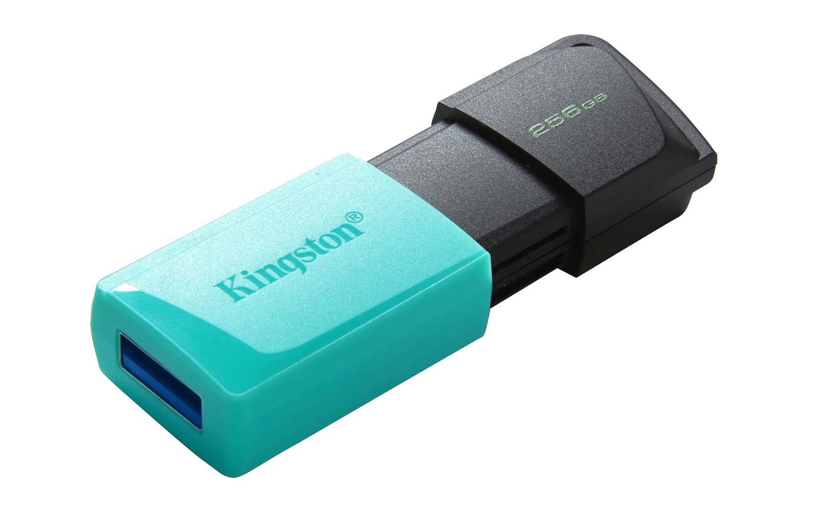 Kingston DataTraveler Exodia M USB-Stick 256 GB, Schwarz/Türkis