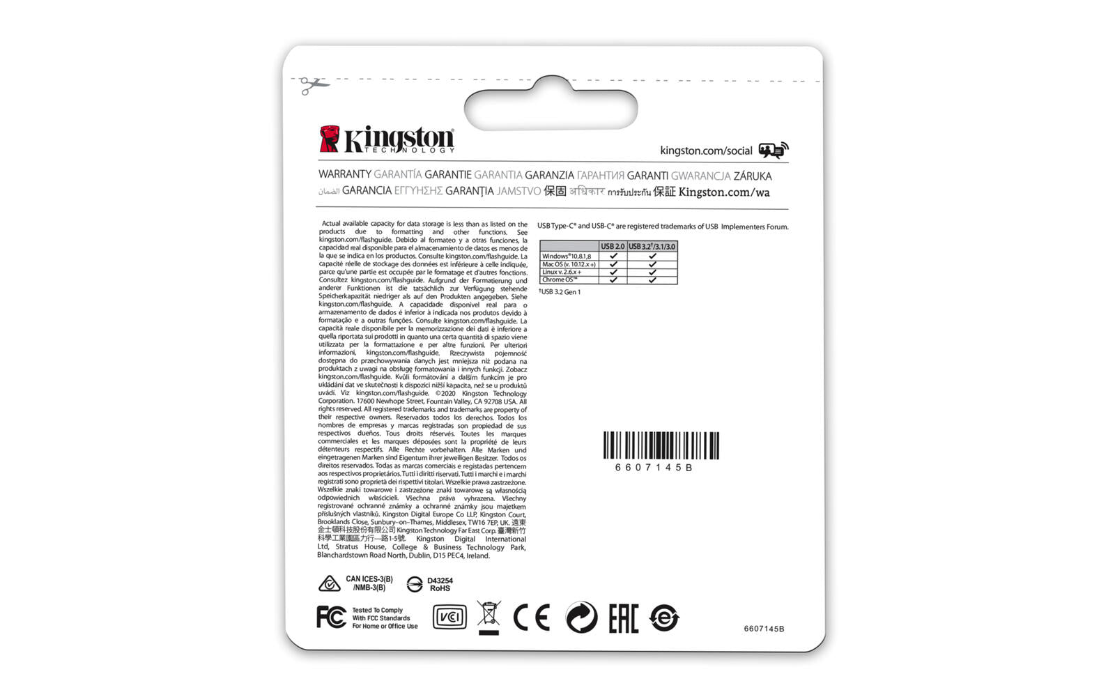 Kingston DataTraveler microDuo 3C USB-Stick 256 GB