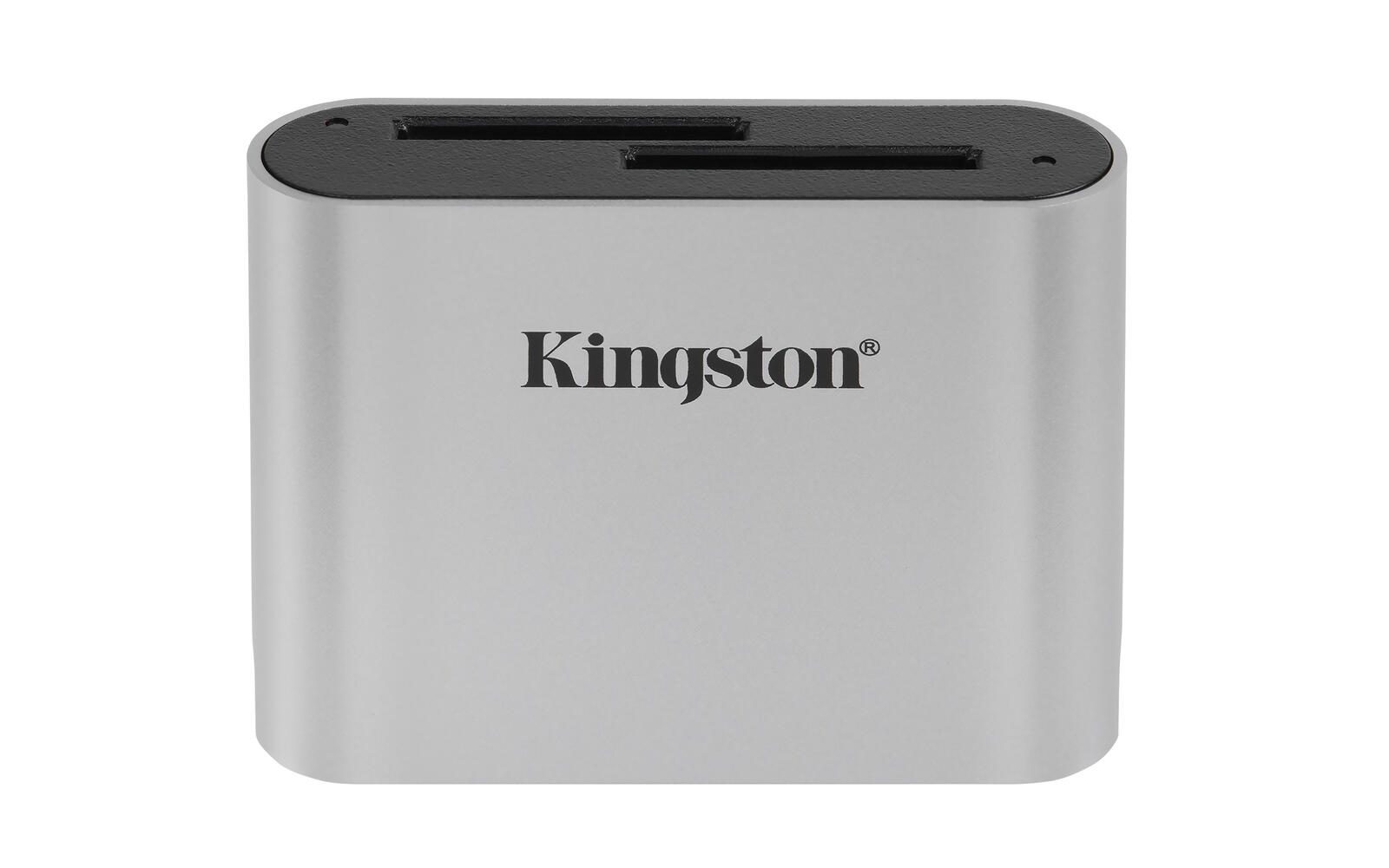 Kingston Workflow - Kartenleser - USB-C 3.2 Gen 1 - mit 2 Steckplätzen