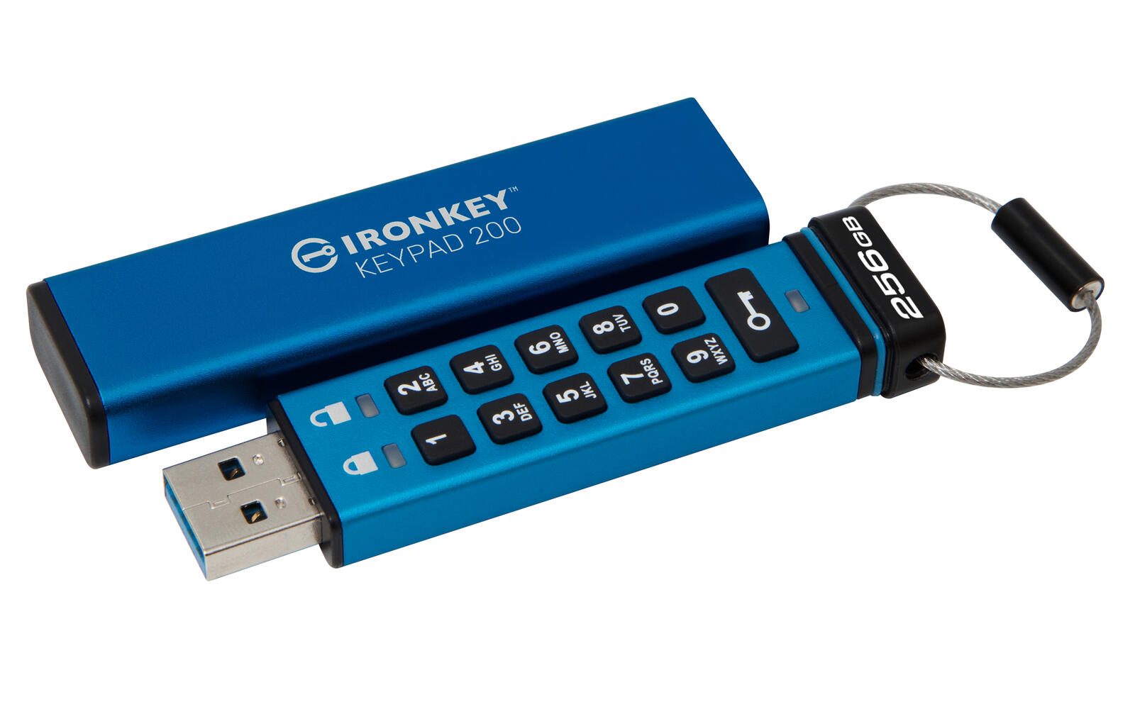 Kingston IronKey Keypad 200 - USB-Stick - 256 GB