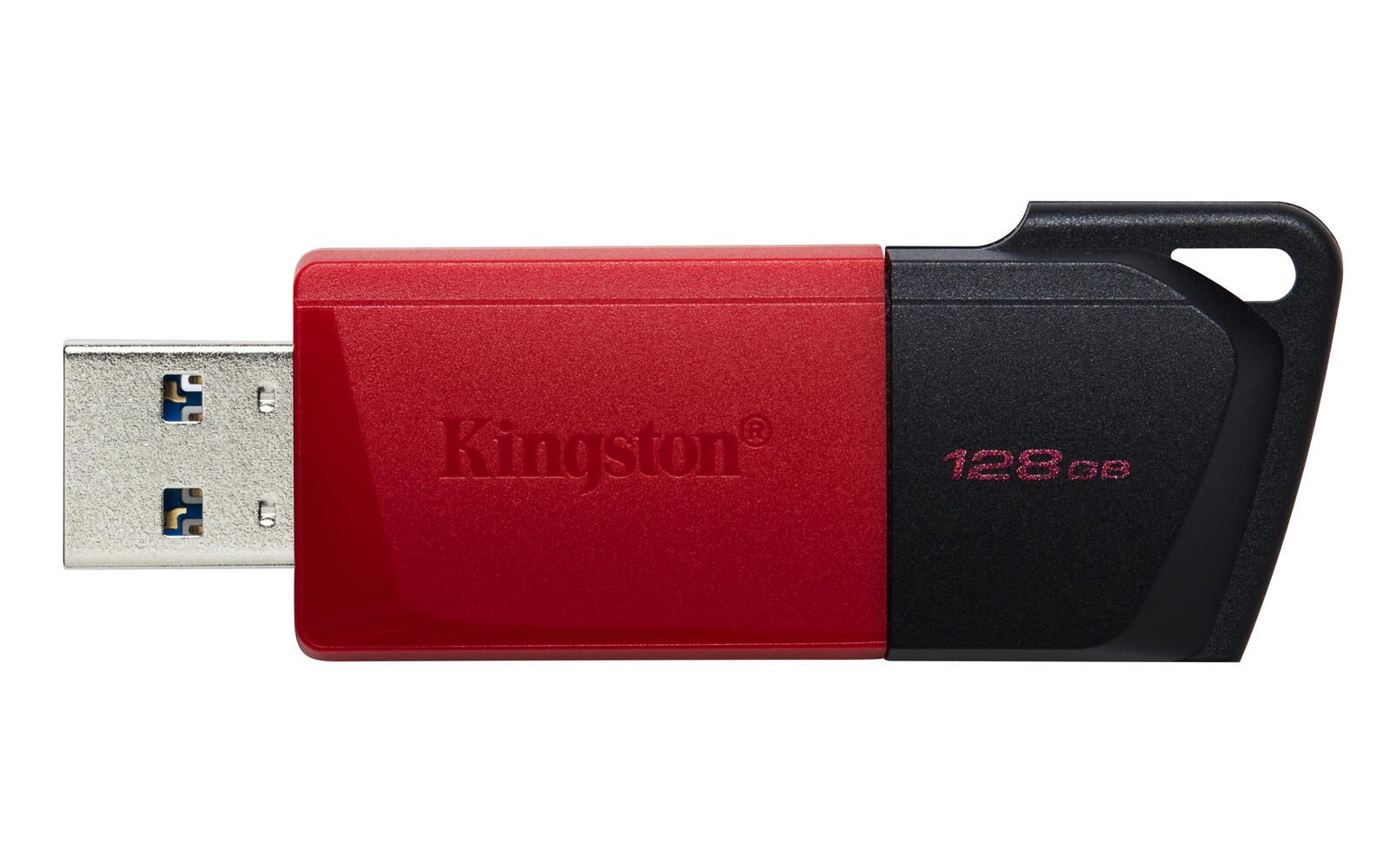 Kingston DataTraveler Exodia M USB-Stick 128 GB, Schwarz/Rot